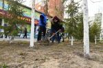 Поработали на субботнике