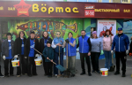 Поработали на субботнике